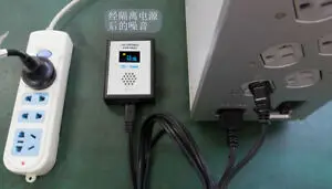 Мини цифровая литиевая батарея AC шум метр EMI тестер широкополосный AC мощность пульсационный анализатор