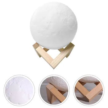 

3D Moon Lights Decorative Night Lamp Remote Control Bedside Light For Bedroom