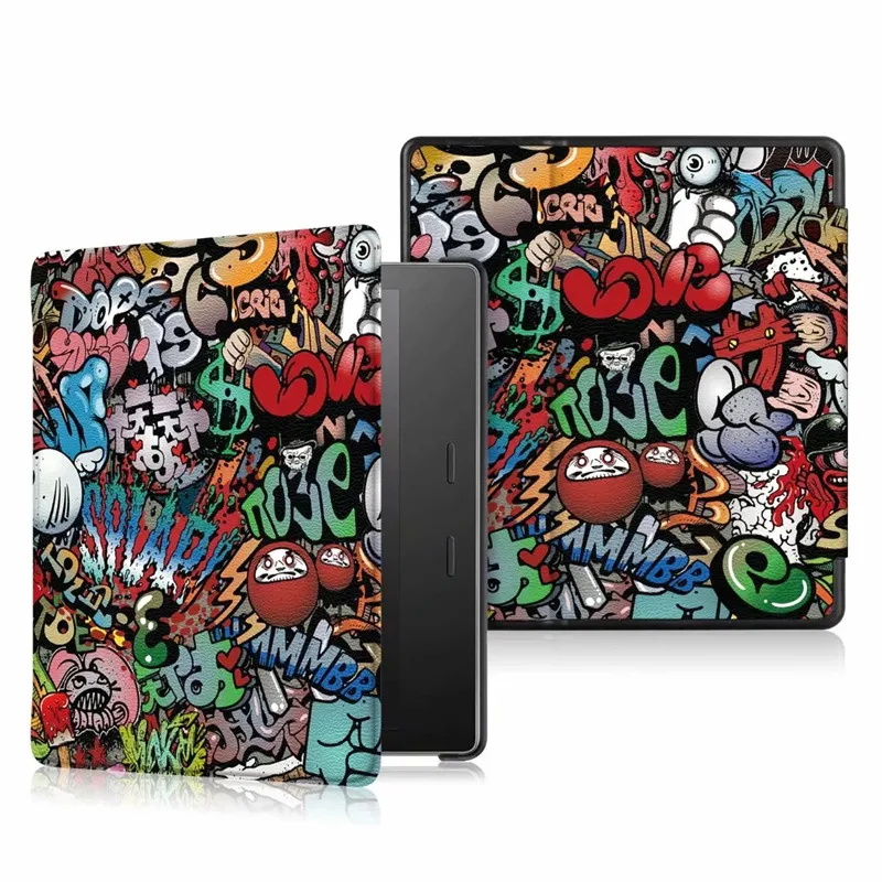 Чехол Funda для всех-new Kindle Oasis 2 3 " 10th /9th Авто спящий/Пробуждение кожаный флип-чехол для Kindle Oasis 7" Capa+ Stylus