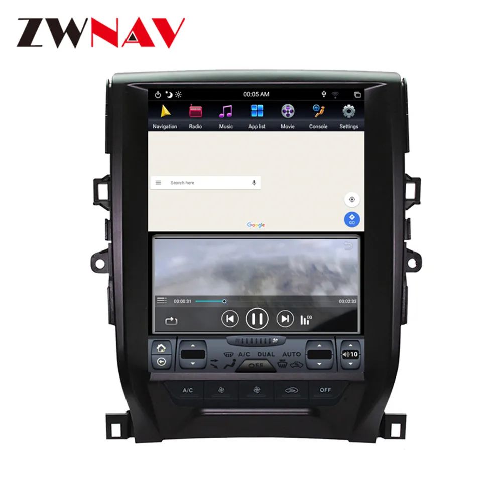 Perfect Vertical screen Tesla Style Android 9.0 Car multimedia GPS Player For Toyota Reiz X 2010-2016 Audio radio tape recorder headunit 9