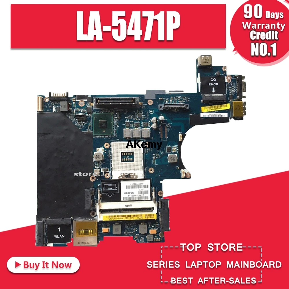 

For Dell E6410 Laptop Motherboard 8885V 08885V CN-08885V LA-5471P Tested perfect working