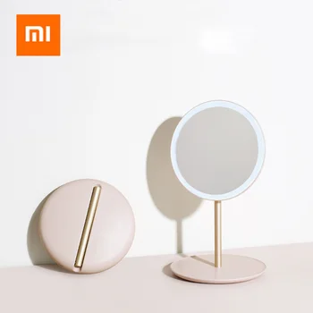 

Xiaomi MUID Foldable LED Makeup Mirror Portable Travel Cosmetic Mirror With Light Brightness Adjustable Dressing Table Lamps