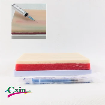 

Stitching practice skin pure silica gel model simulation skin injection suture model medical teaching
