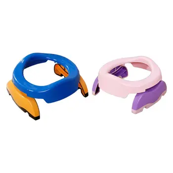 

Children potty ring Convenient Baby Toilet Baby 2-in-one Portable Toilet Infants Kids Car Travel Foldable Potty Ring