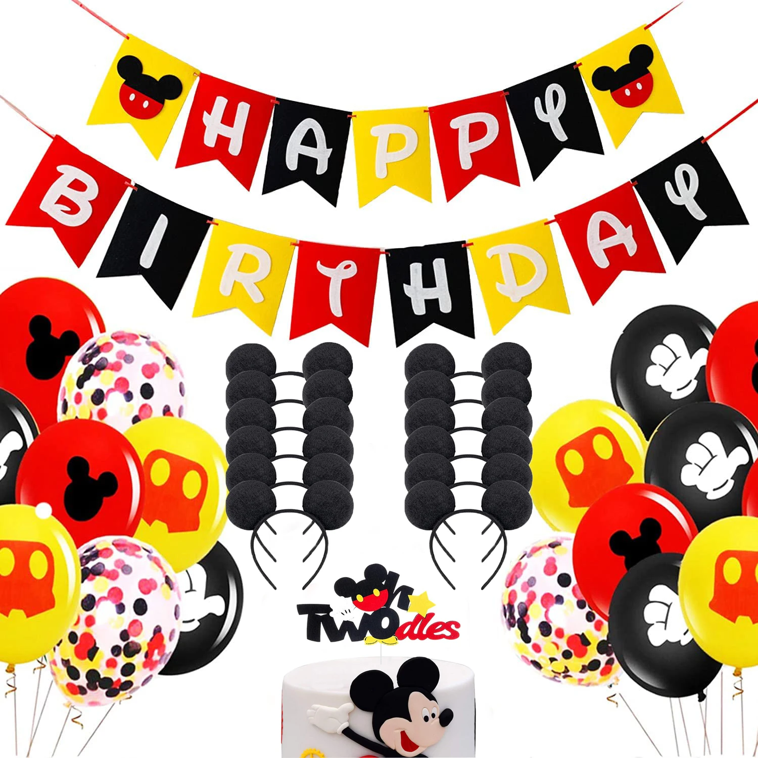 Mickey Mouse Clubhouse Party Ideas 1st Birthday - Party Supplies 1st  Birthday - Aliexpress