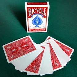 1 Deck Bicycle Blank Face Red/Blue Back Playing Cards Gaff Magic Cards Special Props Close Up Stage Magic Tricks for Magician