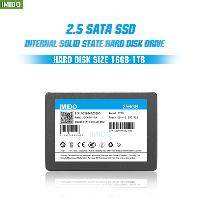 IMIDO SSD 32 Гб 64 128 ГБ 256 512 1 ТБ 2 5 жесткий диск твердотельные диски "внутренний 16 |