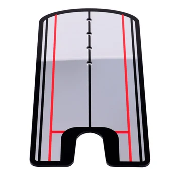 

Red Straight Accessories Acrylic Golf Practice Putting Mirror Alignment Training Eye Line Tool Posture Correction Aid Swing