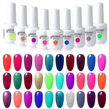 Ukiyo 15ml esmalte de uñas de gel UV remojo de gel puro de color esmalte barniz laca esmalte de uñas semi permanente UV 170 hermosos colores