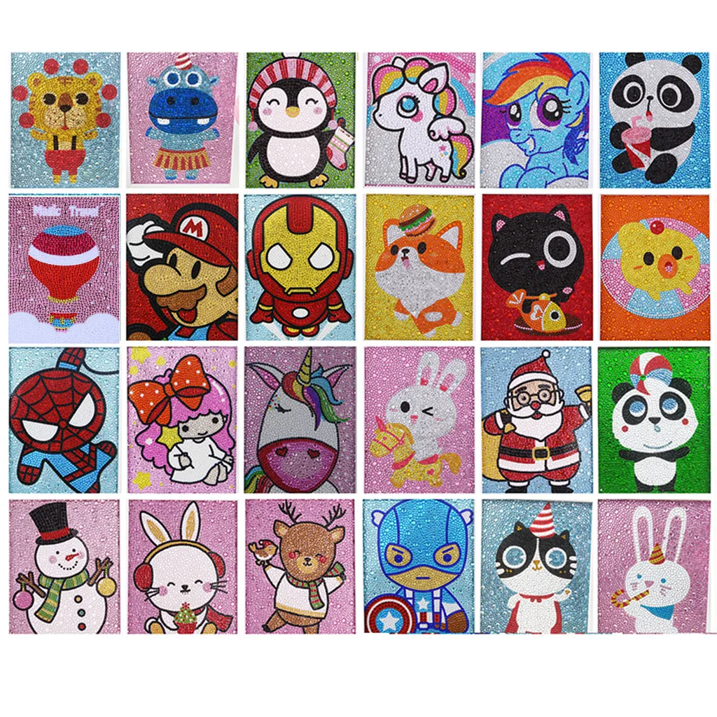 5D Diamond Painting Kits for Kids Beginner Easy DIY Crystal Art Full