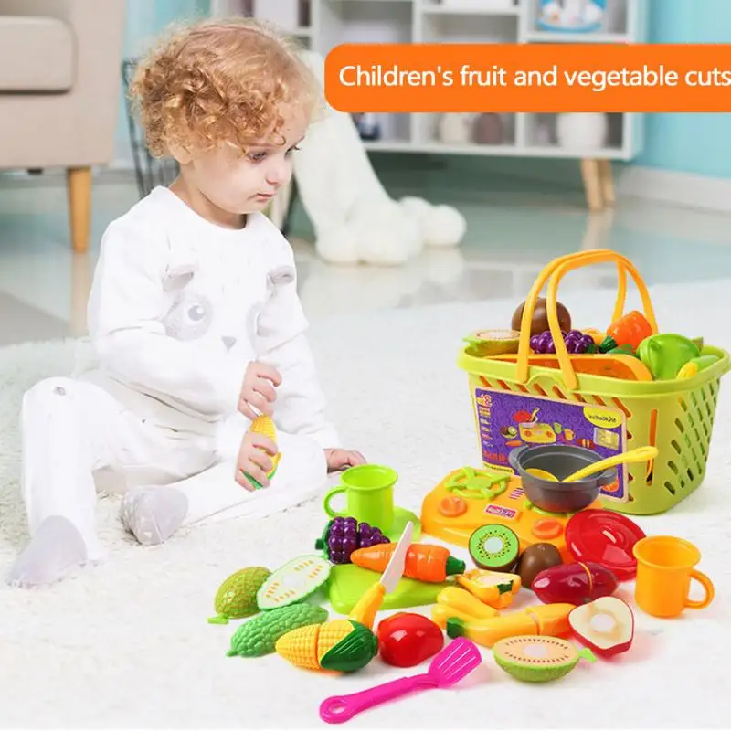 

Children Toys Mini Simulation Kitchen Cooking Utensils Fruits Vegetables Children Infants And Toddlers Birthday Christmas Gifts