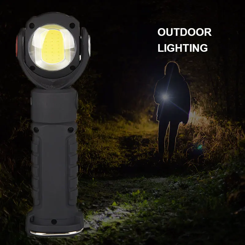 

Newly LED Flashlight Handheld Magnetic Portable 360 Degree Adjustable Flashlight for Car Repair