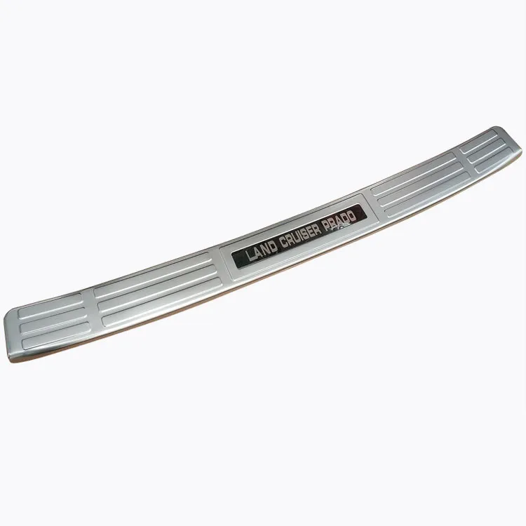 Stainless Steel Rear Bumper Protection Cover for Toyota Land Cruiser Prado 120 2003 2004 2005 2006 2007 2008 2009 Accessories - Цвет: outside