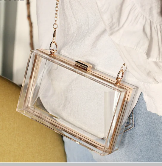 Women Clear Purse Cute Transparent Crossbody Bag Lucite See Through Handbags Evening Clutch Events Stadium Approved | Багаж и сумки