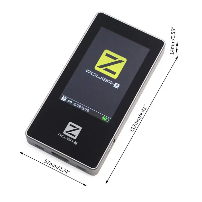 Мини Портативный Черный Прочный POWER-Z MFi Кабельный тестер MF001 ручное испытательное устройство