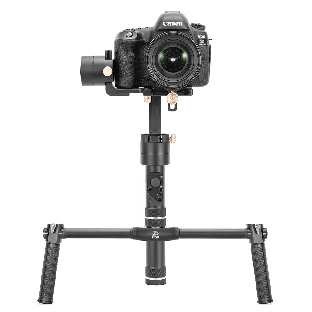 CranePlus-Dual Hand ZHIYUN кран плюс ручной Стабилизатор камеры, 3 оси Gimbal для DSLR sony A7 Canon 5D 6D Nikon D850 Z6 Z7 Panasonic GH5 Gimble - Цвет: CranePlus-Dual Hand