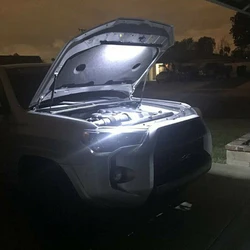 Barre lumineuse LED universelle 36cm pour la réparation du moteur sous le capot de la voiture, avec interrupteur de commande 