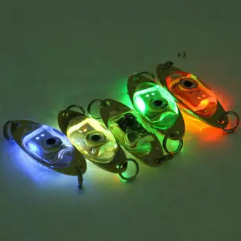 HOT PRICE ❤️ Eye Shape Night Fishing Underwater Fish Lure LED Flashing Light Tackle Tool - discount item 28% OFF Sports & Entertainment
