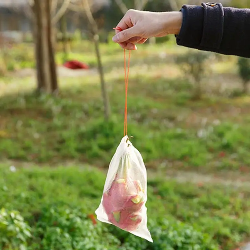 

Garden Vegetable Grapes Apples Fruit Protection Bag Pouch Agricultural Pest Control Anti-Bird Mesh Bags Against Insect Pest Tool