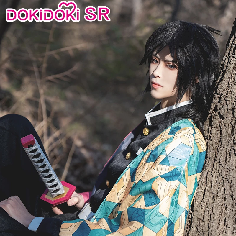 DokiDoki-SR аниме Demon Slayer: Kimetsu no Yaiba Косплей Tomioka Giyuu косплей мужской костюм Kimetsu no Yaiba Tomioka Giyuu