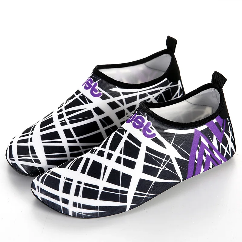Adults Swimming Shoes Sport Water Socks Men Women Beach Camping Shoes Non-slip Sneakers Aqua Flat Soft Seaside Diving Surf Shoes
