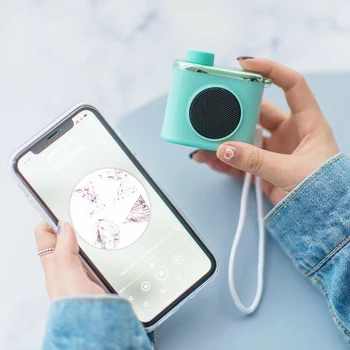 

Retro Bluetooth Speaker Wireless Super Bass Mini Loudspeaker Music Player PUO88