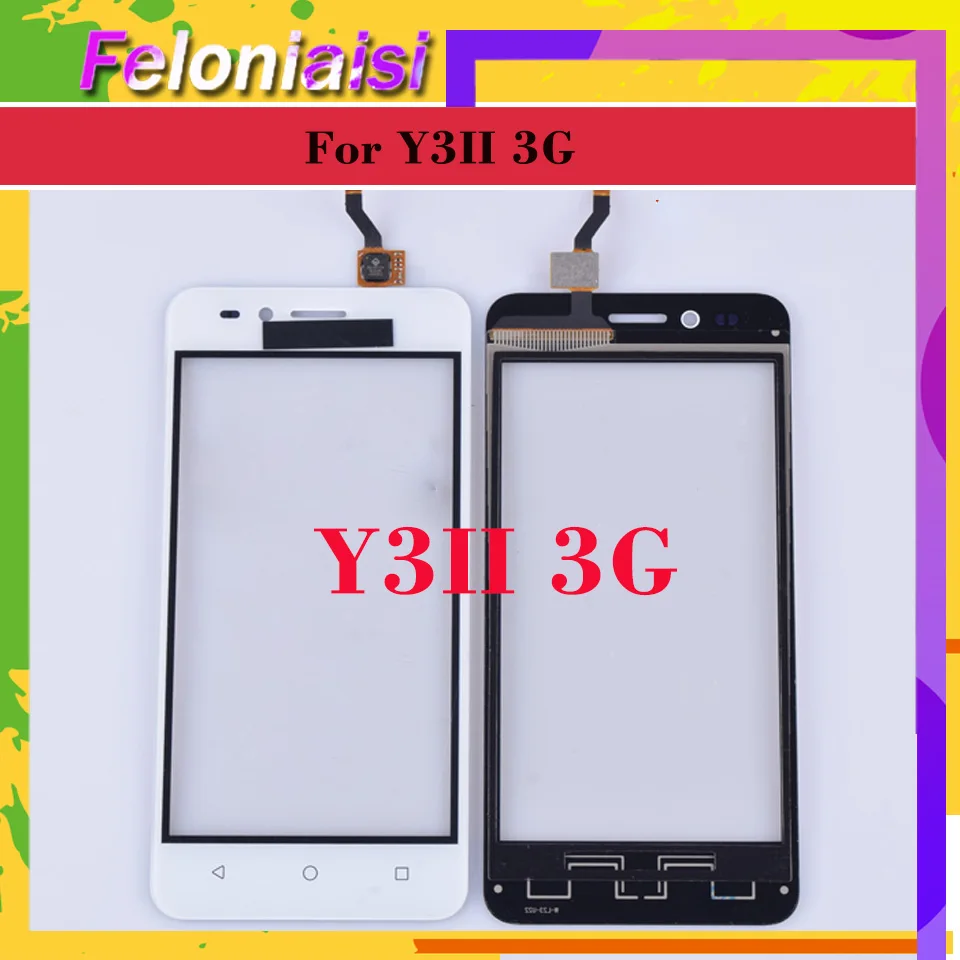 Для huawei Y3ii Y3 II 2 LUA-U23 LUA-L03 LUA-U22 LUA-L23 Сенсорный экран сенсорный Панель Сенсор окрашенные запасные части для Стекло сенсорный экран