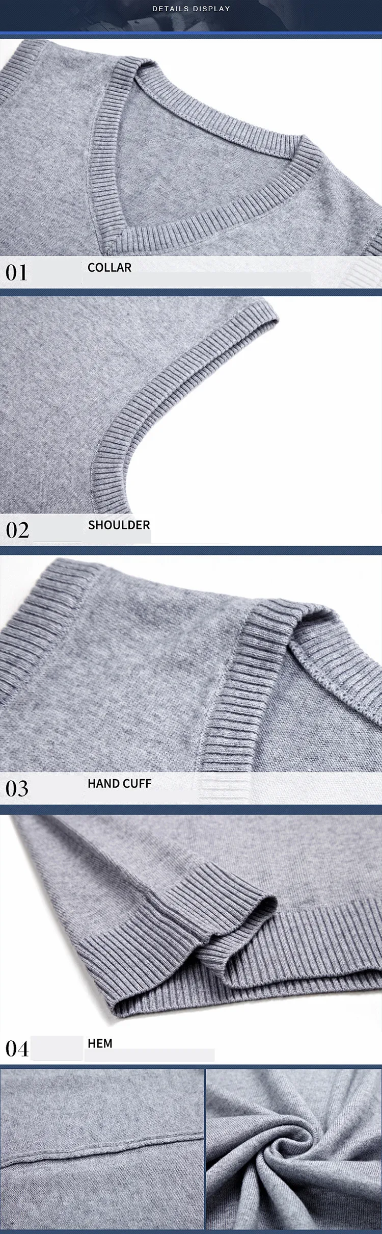 MRMT бренд осень зима мужской свитер жилет чистый цвет шерстяной пуловер для мужчин жилет V воротник свитер жилет
