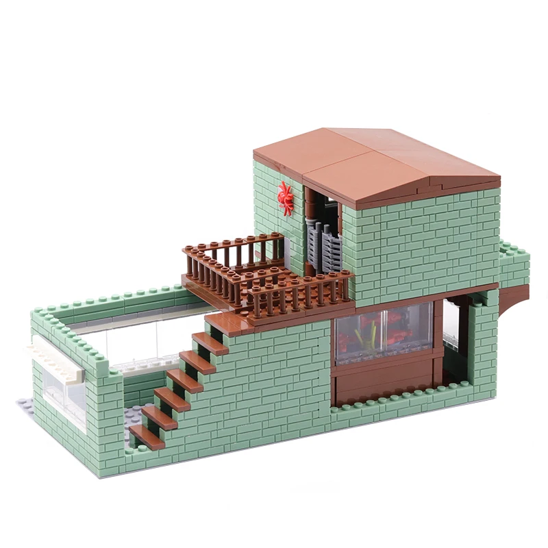 World War 2 WW2 Army Military Soldier City Police SWAT Abandoned Warehouse Building Block MOC Model DIY Bricks Toys | Игрушки и хобби