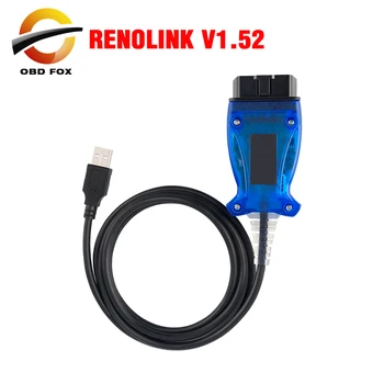 

Professinal RENOLINK V1.52 ECU Programmer for Renault Renolink V1.52 Key/Airbag/ECM/UCH/Programmer OBD2 Car Diagnostic Cable
