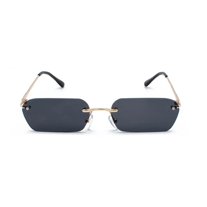OEC CPO Модные солнцезащитные очки без оправы Женские винтажные брендовые дизайнерские женские прозрачные солнцезащитные очки для женщин прямоугольные UV400 O94