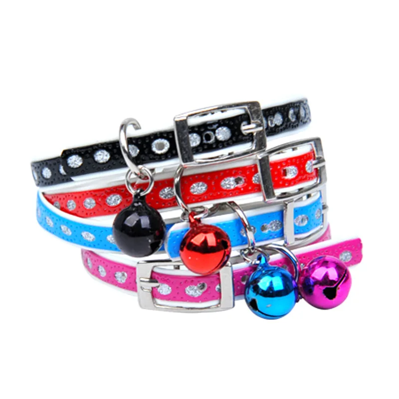 

Small Dogs Dogs And Cats Supplies Bell Neck Ring Dog Cat Collar Pet Source 1.0 Cm Pet Collar with Bell