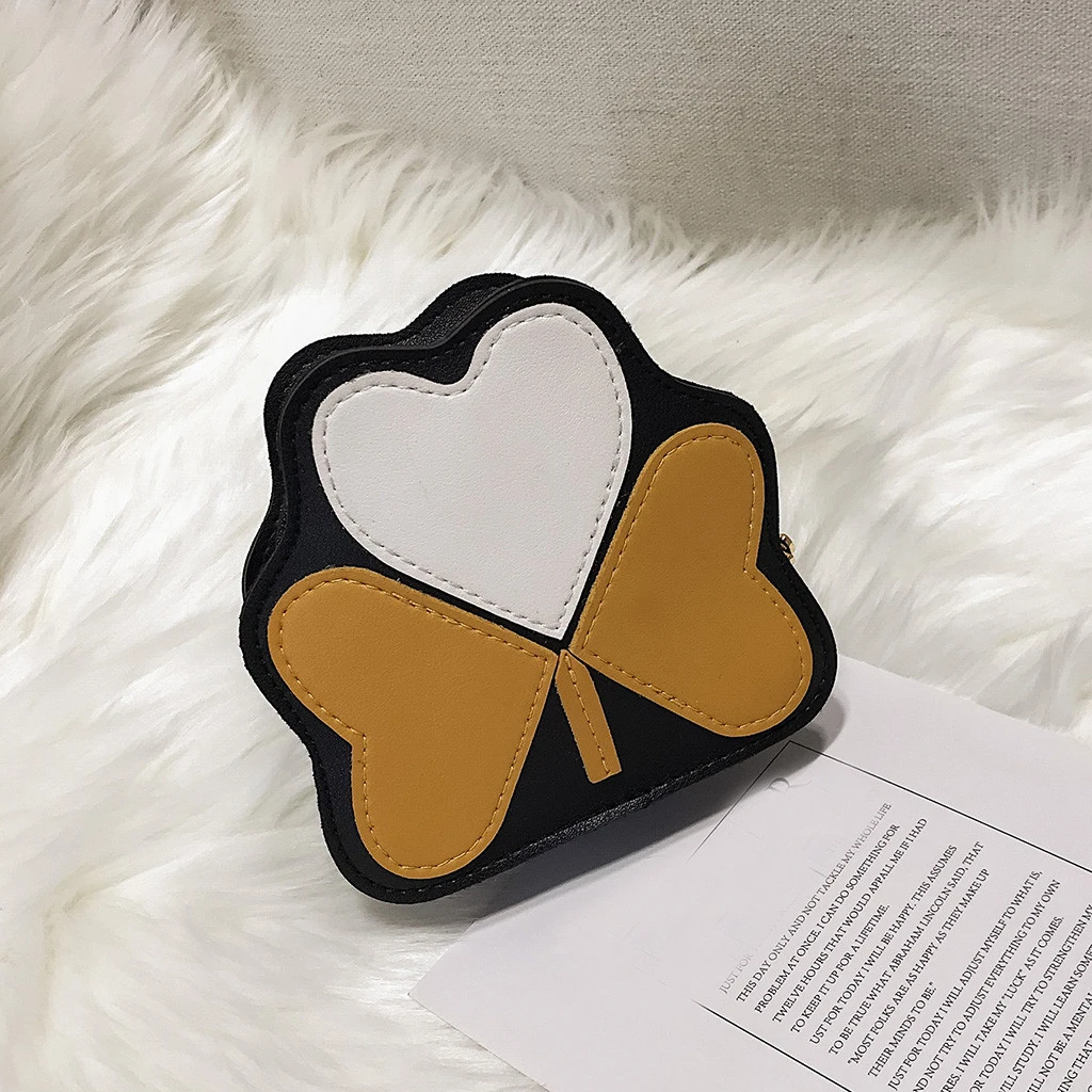 2019 Girl Backpacks Coin Purse Handbag Children Wallet Small Kids Shoulder Handbag Crossbody Purse Money Baby Heart Bags 823