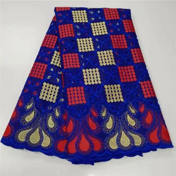 

2019 Latest Swiss Laces Fabrics Dresses African French Voile Lace In Switzerland High Quality Nigerian Dry Cotton Laces yc66-736