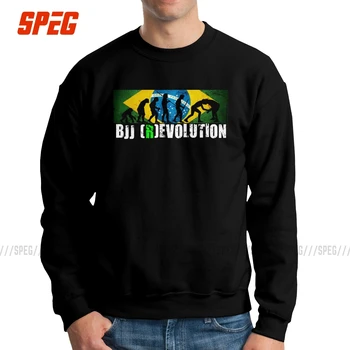 

Men's BJJ Evolution Chart Grapplers Brazilian Jiu Jitsu Sweatshirts Hipster Pullovers Cotton Hoodies Printing Apparel