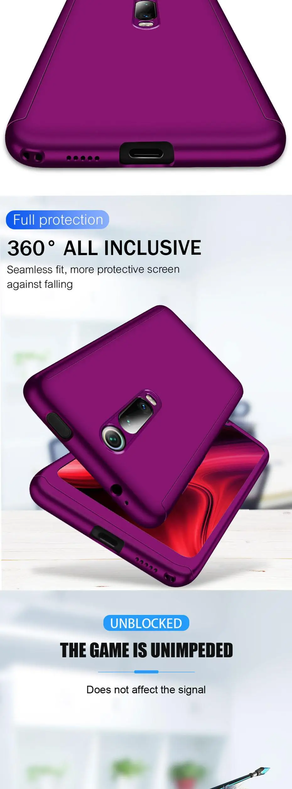 360 Полное покрытие чехол для телефона для Xiao mi Red mi Примечание 8 7 6 5 K20 Pro 5A 7A чехол для Xiaomi mi 9T Pro A3 A2 Lite CC9 CC9E жесткий Funda