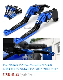NMAX155 аксессуары для мотоциклов Универсальные 7/" 22 мм мотоциклетные руль тормоза сцепления Рычаги протектор для YAMAHA NMAX155