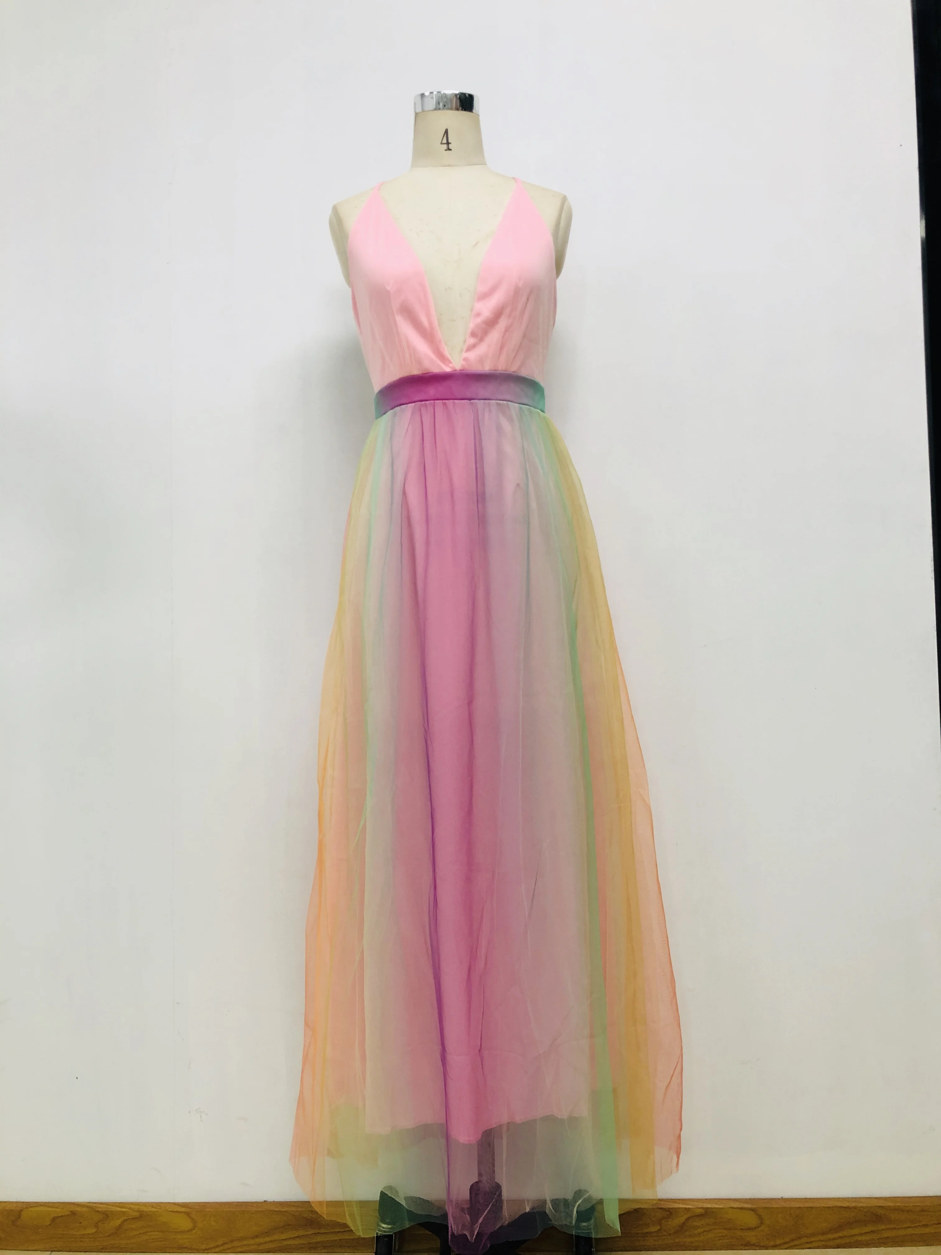 ladies rainbow dress