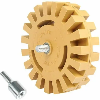 

Eraser Grinding Wheel Car Decal Film Remover Tool W/ Thread Drill Adapter New