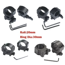 2 шт. QD быстросъемный Пикатинни прицел крепление сверхмощный 6 болтов 30 мм прицел кольцо Экстремальная Охота Caza аксессуары