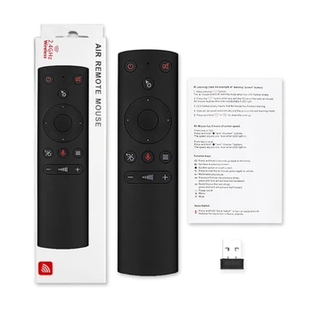 

G21S Voice Control Air mouse Gyro Mic IR learning Wireless Remote control Assistant Smart remote for tv box H96