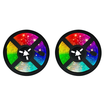 

Bluetooth LED Strip Lights 5M/150 Lights IP65 RGB Strip Lights with 40Keys Remote for Thanksgiving Christmas