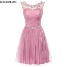 Фатиновые платья для выпускного вечера, официальное короткое платье, выпускные платья для 8-го класса, вечерние платья, короткие платья для особых случаев