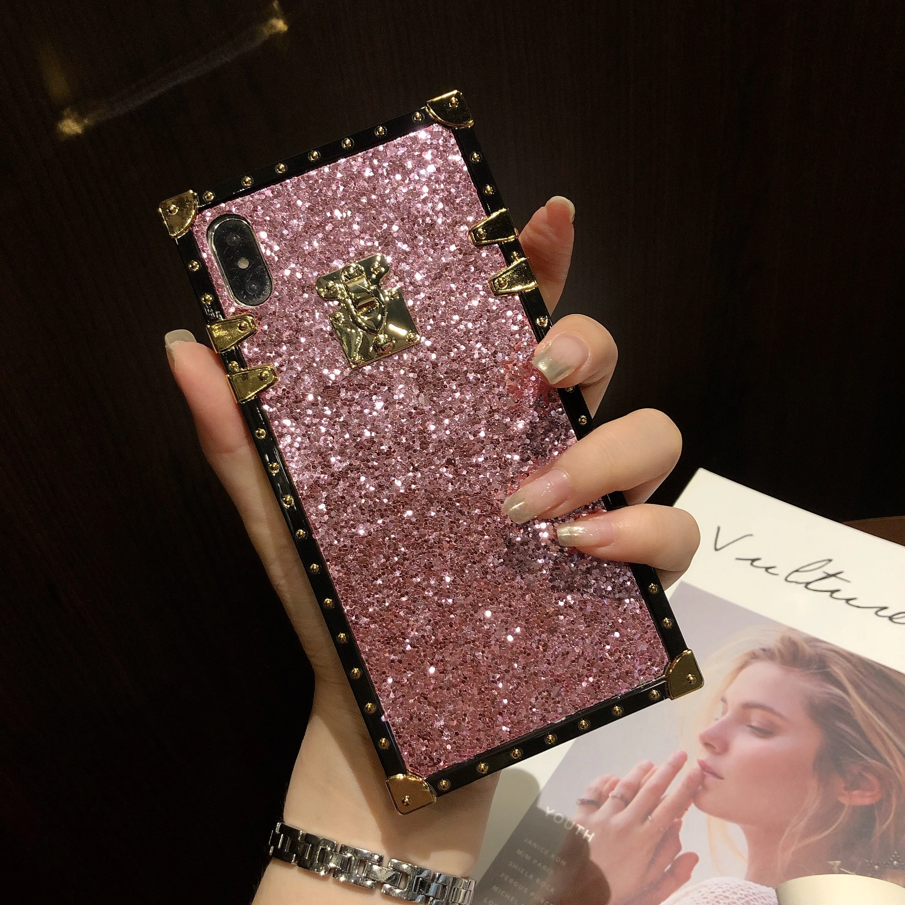 

Fashion Deluxe Flash Phone Case for Huawei P20 P20Pro NOVA2s NOVA3 NOVA3e NOVA 3i MATE20 MATE 20Pro MATE 20Lite NOVA4 P30 P30Pro