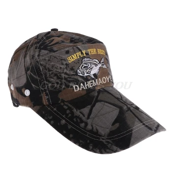 

Useful Fishing Cap Long Adjustable Outdoor Hunting Baseball Hat Breathable Camouflage Fishing Cap Drop Shipping