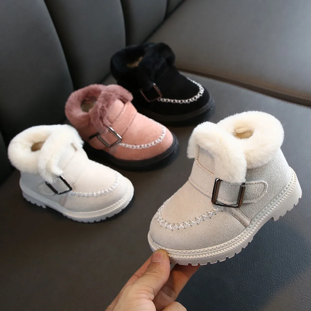 Детские ботинки; детская обувь для малышей; зимние детские ботинки для маленьких девочек и мальчиков; короткие ботильоны; повседневная