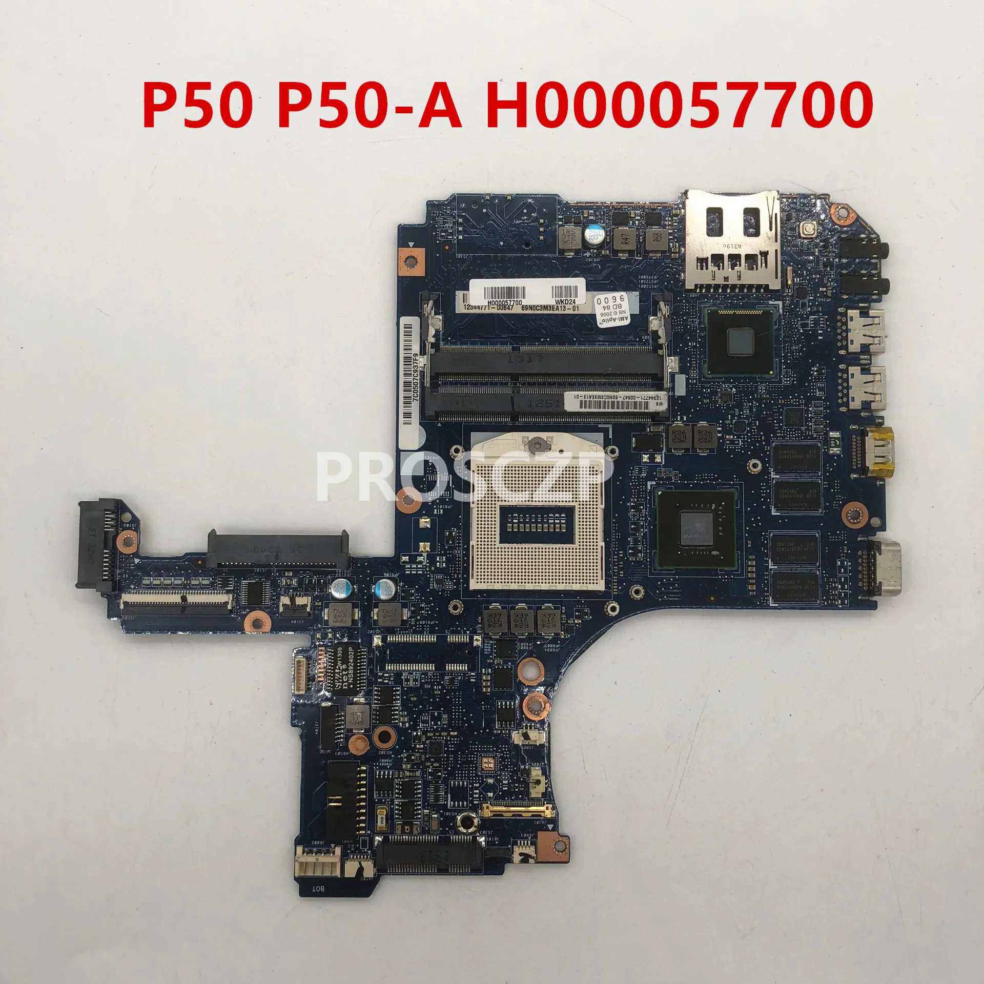 Для P50 P50-A H000057700 Материнская плата ноутбука HM86 GT740M GPU DDR3L работает хорошо