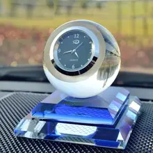 Автомобильный орнамент, светящийся хорологический держатель духов, хрустальное украшение, автомобильный держатель духов