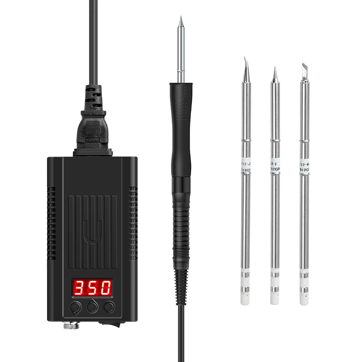 youyue 305 75W Mini Portable Digital Electric Soldering Station Adjustable Thermostat solder iron with T12 welding tip | Инструменты