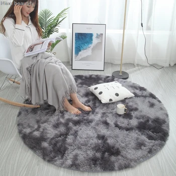 

Yoga Rug Bedside Mat Table Blanket Carpet Computer Chair Living Room Wilton Machine Made American Style Round Modern Cartoon